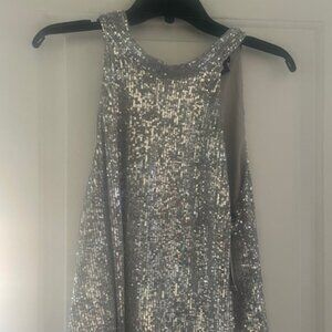 Sequin Halter Top
